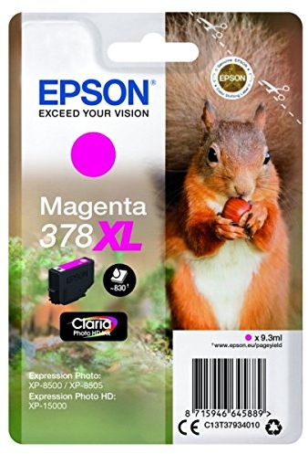 Epson 378XL Magenta Tinta Original C13T37934010