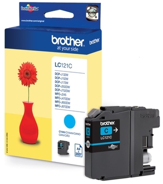Brother LC121 Cian Tinta Original LC121CBP
