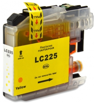 Compatible Brother LC225XL Amarillo Tinta LC225XLY