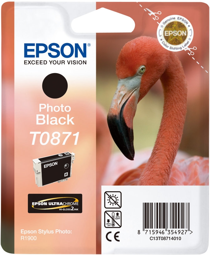 Epson T0871 Negro Photo Tinta Original C13T08714010