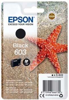 Epson 603 Negro Tinta Original C13T03U14010