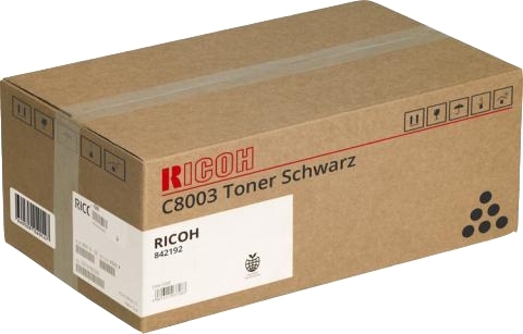 Ricoh Aficio MPC6503SP MPC8003SP IMC6500 IMC8000 Negro Toner Original 842192 C8003BK