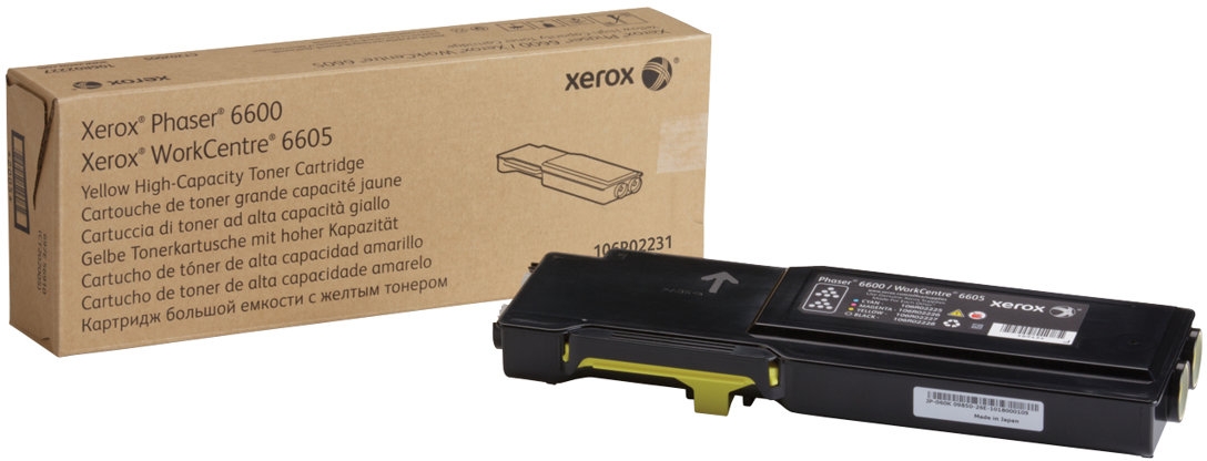 Xerox Phaser 6600 WorkCentre 6605 Amarillo Toner Original 106R02231
