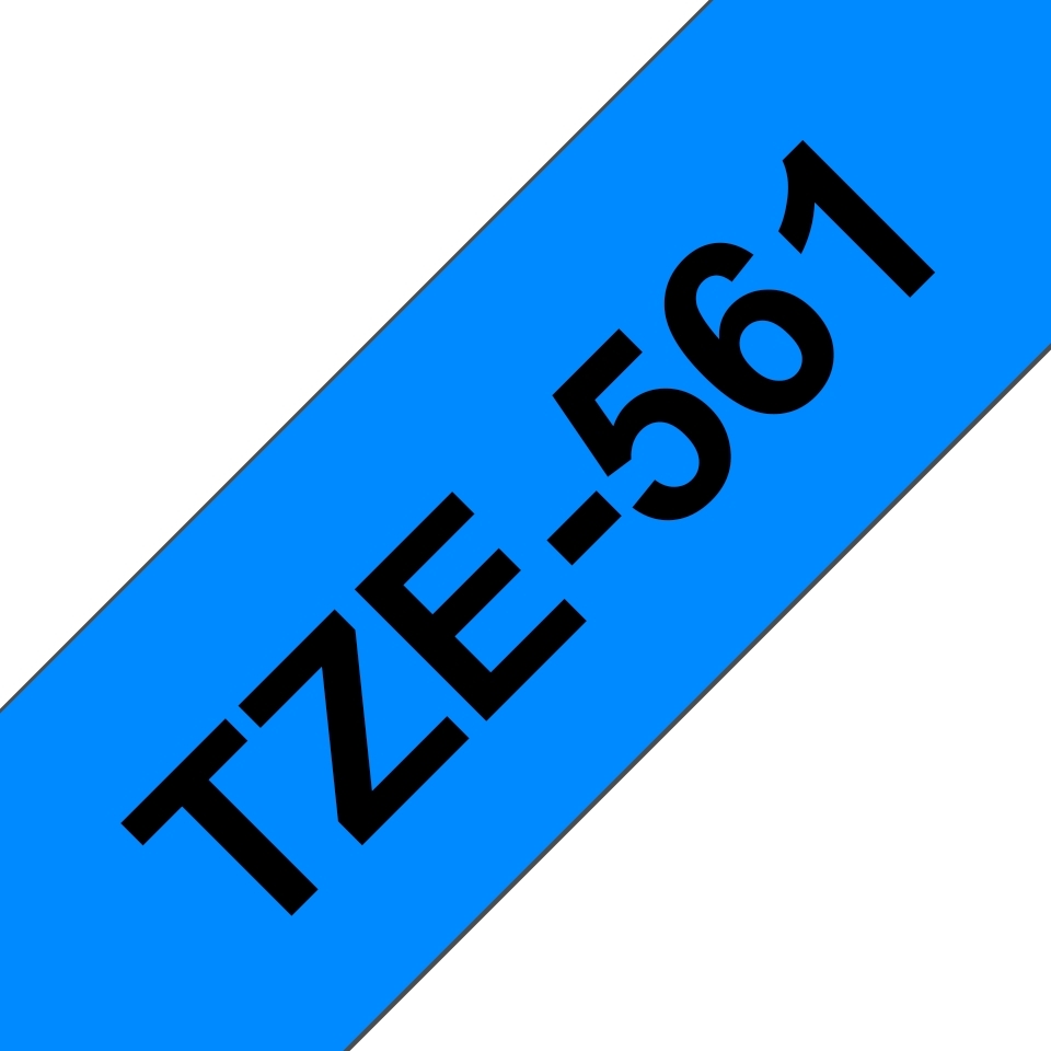 Brother TZe561 Cinta rotuladora Compatible de Etiquetas Texto negro sobre fondo azul Ancho 36mm x 8 metros