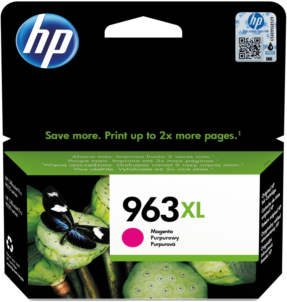 HP 963XL Magenta Tinta Original 3JA28AE