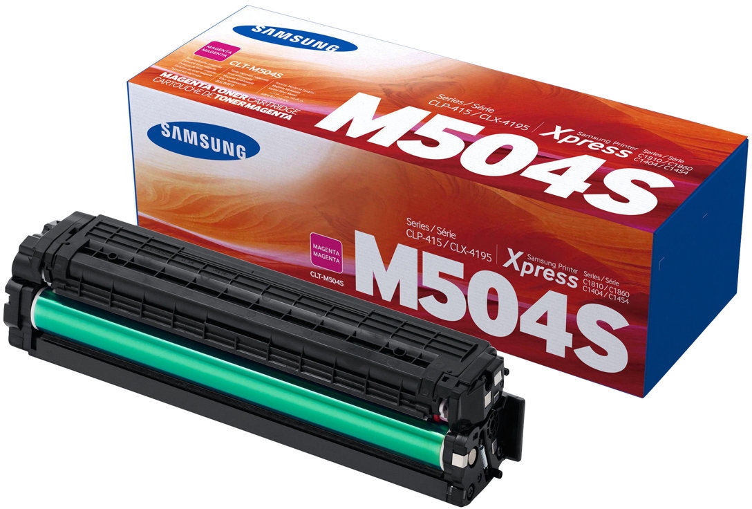 Samsung CLP415 CLX4195 Magenta Toner Original CLT-M504S SU292A