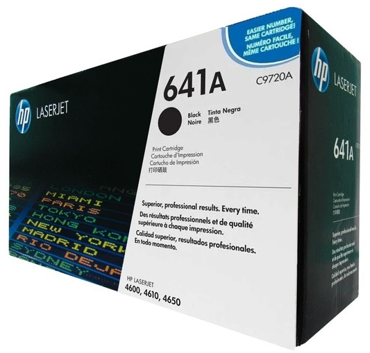 HP C9720A Negro Toner Original 641A