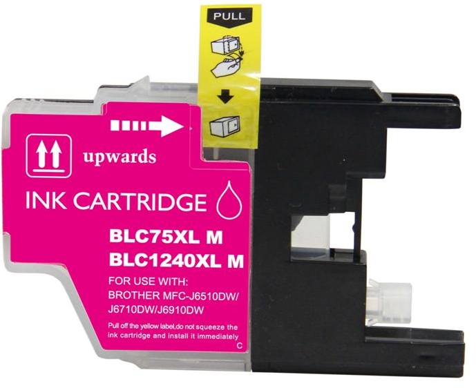 Compatible Brother LC1240XL LC1220XL LC1280XL Magenta Tinta LC1240M LC1220M LC1280XLM