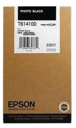Epson T6141 Negro Photo Tinta Original C13T614100