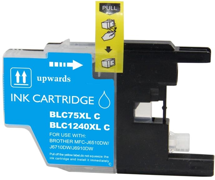 Compatible Brother LC1240XL LC1220XL LC1280XL Cian Tinta LC1240C LC1220C LC1280XLC
