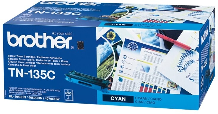 Brother TN135 Cian Toner Original TN135C