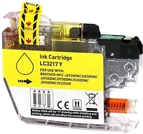Compatible Brother LC3217 Amarillo Tinta LC3217Y