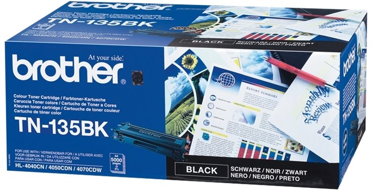 Brother TN135 Negro Toner Original TN135BK