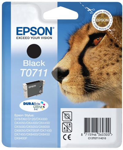 Epson T0711 Negro Tinta Original C13T07114012