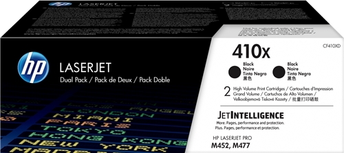 HP CF410X Negro Pack de 2 Cartuchos de Toner Originales 410X