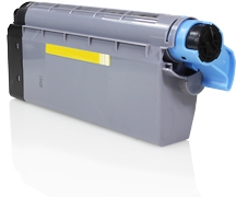 Compatible Toner OKI C710 C711 Amarillo 44318605