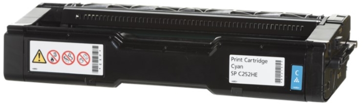 Ricoh Aficio SPC252 SPC262 Cian Toner Original 407717 SPC252HEC