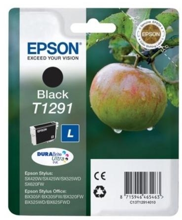 Epson T1291 Negro Tinta Original C13T12914012