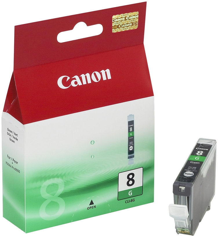 Canon CLI8 Verde Tinta Original 0627B001
