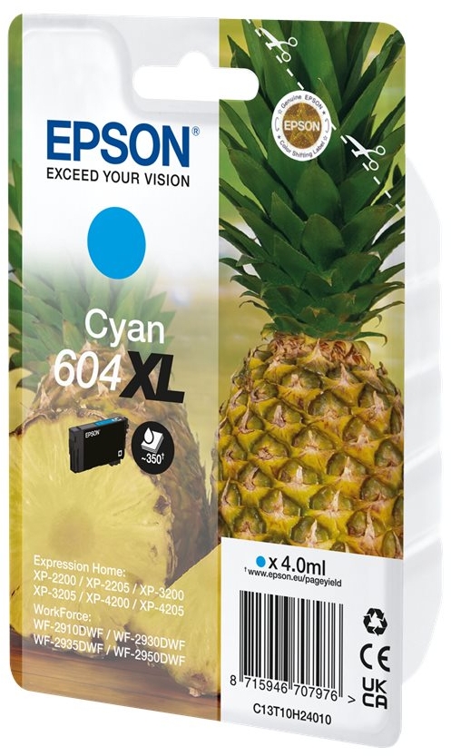 Epson 604XL Cian Tinta Original C13T10H24010