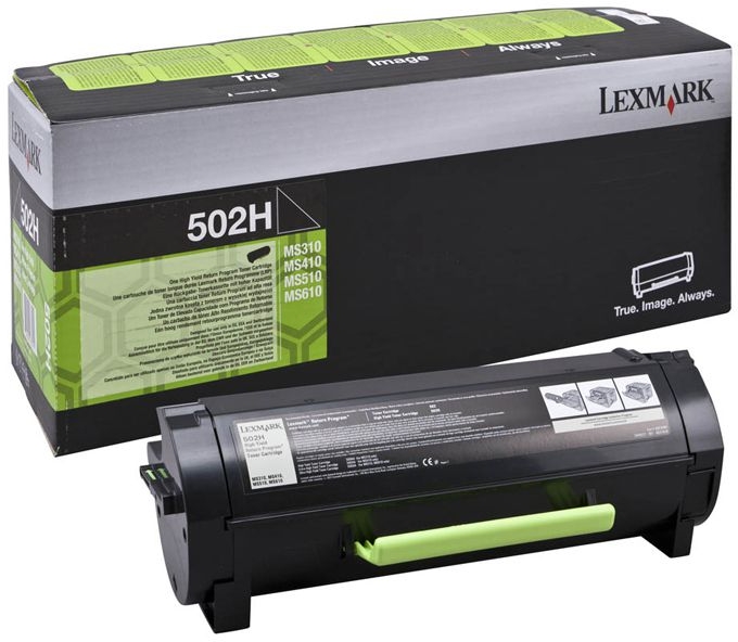 Lexmark MS310 MS410 MS510 MS610 Negro Toner Original 50F2H00 502H