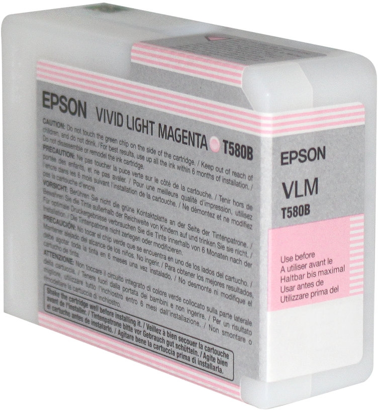 Epson T580B Magenta Light Vivido Tinta Original C13T580B00