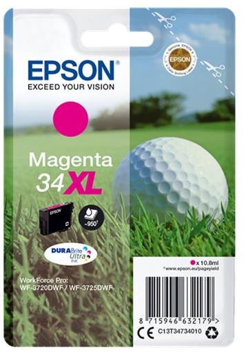 Epson T3473 (34XL) Magenta Tinta Original C13T34734010