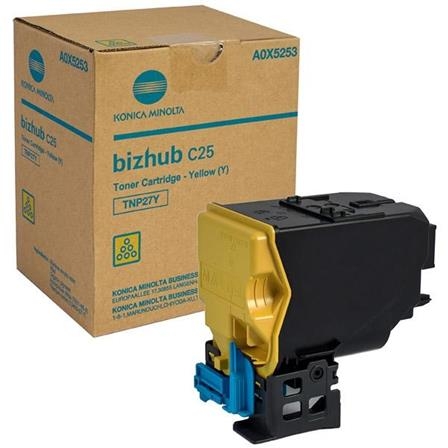 Konica Minolta TNP27 Amarillo Toner Original TNP27Y A0X5253