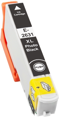Compatible Epson T2631 T2611 (26XL) Negro Photo Tinta C13T26314012 C13T26114012