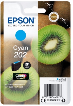 Epson 202 Cian Tinta Original C13T02F24010