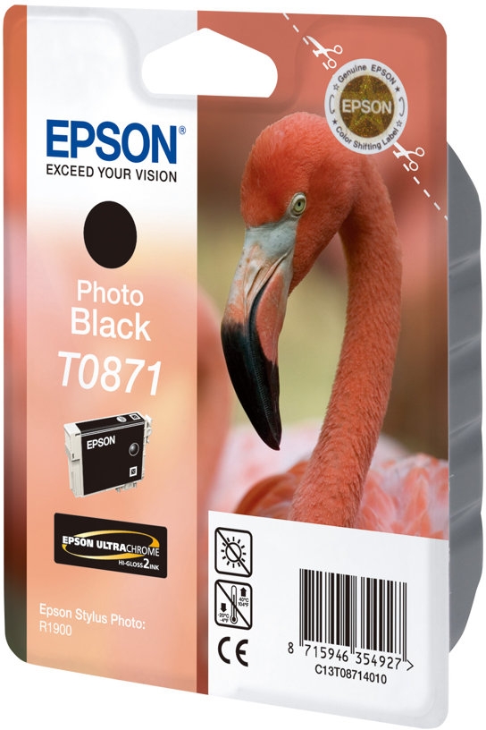 Epson T0871 Negro Photo Tinta Original C13T08714010