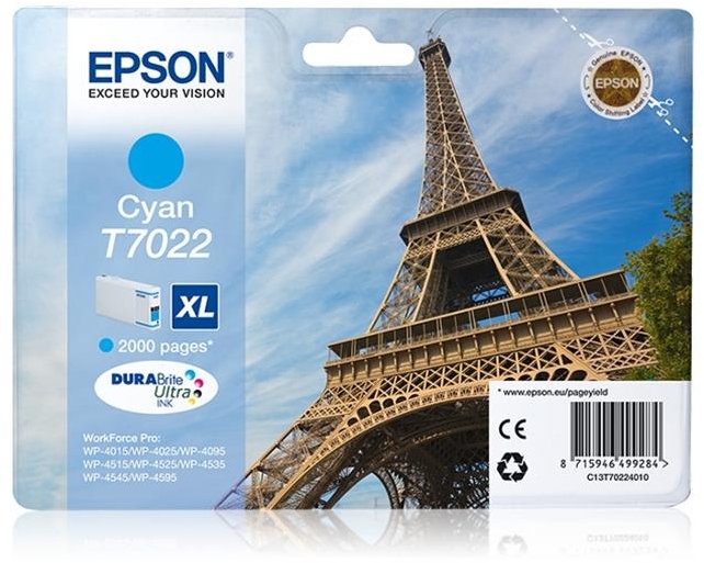 Epson T7022 Cian Tinta Original C13T70224010