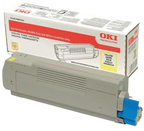 OKI C712 Amarillo Toner Original 46507613