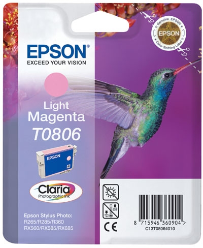 Epson T0806 Magenta Light Tinta Original C13T08064011