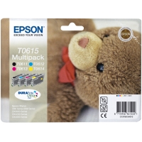 Epson T0615 Pack de 4 Cartuchos Originales C13T06144010
