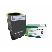 Lexmark CS317 CS417 CS517 CX317 CX417 CX517 Negro Toner Original 71B20K0