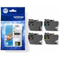 Brother LC421 Pack de 4 Cartuchos Originales LC421VAL
