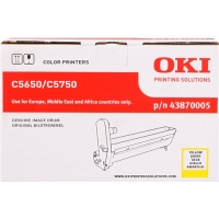 OKI C5650 C5750 Amarillo Tambor Original 43870005