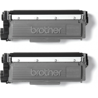 Brother TN2320 Negro Pack de 2 Cartuchos de Toner Originales TN2320TWIN