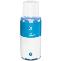 Compatible HP 31 Cian Botella de Tinta 1VU26AE