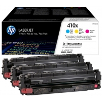 HP CF411X CF412X CF413X Pack de 3 Cartuchos de Toner Originales 410X