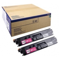 Brother TN329 Magenta Pack de 2 Cartuchos de Toner Originales TN329MTWIN