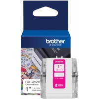 Brother CZ1004 Rollo de Etiquetas Originales de Tamaño Personalizado Ancho 25mm x 5 metros Zero Ink