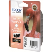 Epson T0870 Pack de 2 Optimizadores de Brillo Cartuchos Originales C13T08704010