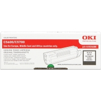 OKI C5600 C5700 Negro Toner Original 43324408