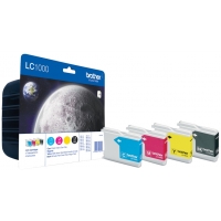 Brother LC1000 Pack de 4 Cartuchos Originales LC1000VALBP