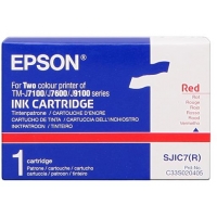 Epson SJIC7 Rojo Tinta Original C33S020405