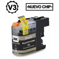 Compatible Brother LC127XL Negro Cartuchos de Tinta LC127XLBK
