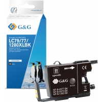 G&G Brother LC1280XL Negro Tinta Compatible LC1280XLBK