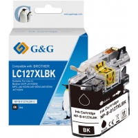 G&G Brother LC127XL Negro Cartuchos de Tinta Compatible LC127XLBK